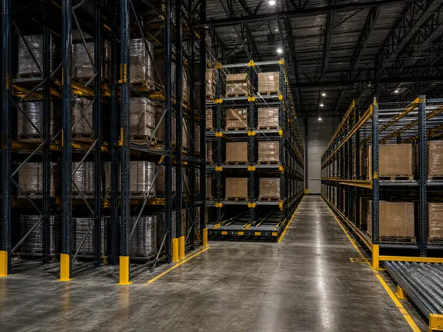High-density pallet storage lanes